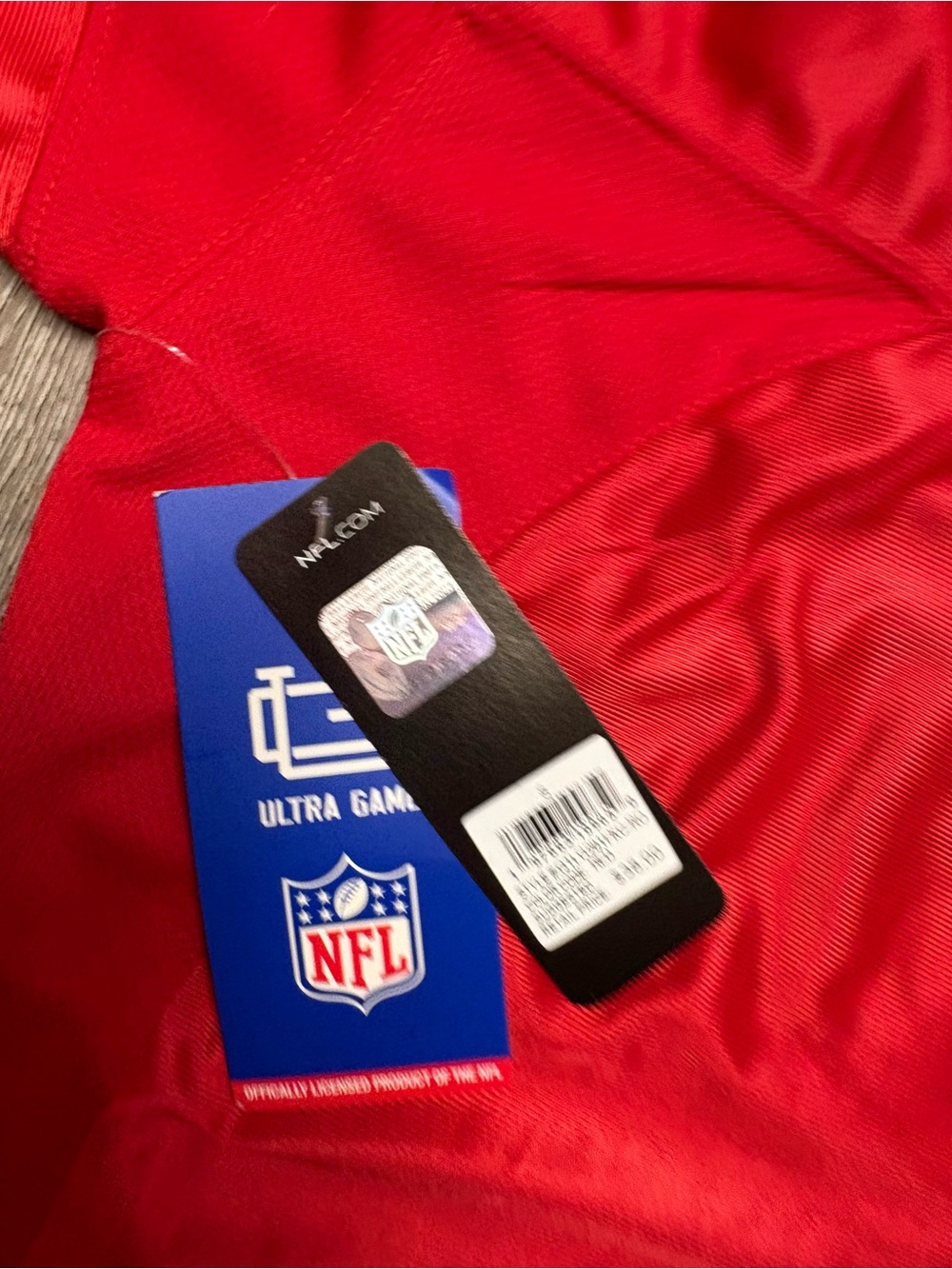 Kansas City Chiefs women’s red short sleeve Jersey top - Picture 8 of 8